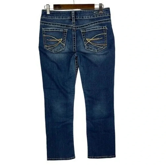 Silver Jeans Suki Capri Dark Wash Denim 29 - Picture 2 of 4